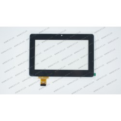 Тачскрин (сенсорное стекло) для FPC-TP070200(C185)-00, 7,  внешний размер 185*123 мм, рабочий размер 150*87 мм, 30 pin, черный