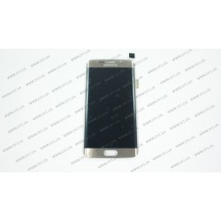 Модуль матрица + тачскрин  для Samsung Galaxy S6 Edge (G925), golden (PRC)
