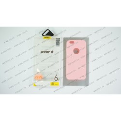Чохол REMAX Защитный , прогумований , для iPhone  6 / 6S , рожевий