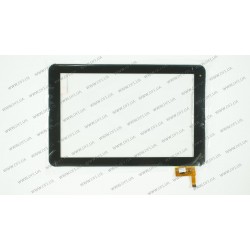 Тачскрин (сенсорное стекло) для Prestigio MultiPad PMP5101C QUAD, 101072-01A-V1 CTP101072-01 V2, 10, размер 256x166 мм, 12pin, черный