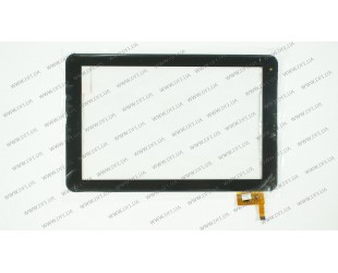 Тачскрин (сенсорное стекло) для Prestigio MultiPad PMP5101C QUAD, 101072-01A-V1 CTP101072-01 V2, 10, размер 256x166 мм, 12pin, черный
