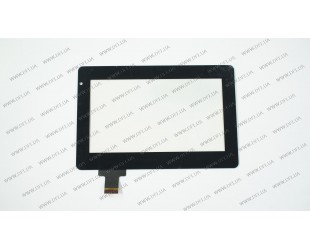 Тачскрин (сенсорное стекло) для HOTATOUCH C116184B1-DRFPC068T V1.0, 7, ОТВЕРСТИЕ ПОД ВЕБ-КАМЕРУ В УГЛУ, размер 184x122 мм, черный