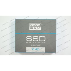 Жесткий диск SSD Goodram C40 series 60GB, SSDPR-C40-060 (Phison PS3109), MLC Micron, SATA-III 6Gb/s Rev3.0, 2.5, зап/чт. - 430/550мб/с