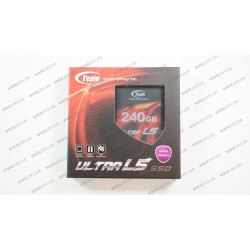Жорсткий диск SSD Team Ultra L5 240Gb, T253L5240GMC101, MLC, SATA III 6Gb/s, 2.5, зап/чит. - 290/550мб/с