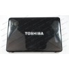 Крышка дисплея для ноутбука Toshiba (L600, L645, L640 + петли), black