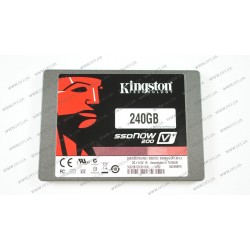 Жорсткий диск SSD Kingston 240Gb, SVP200S3B7A/240G, SSDNow V+200 (Bundle), MLC, SATA III 6Gb/s, 2.5 , зап/чит. - 480/535мб/с