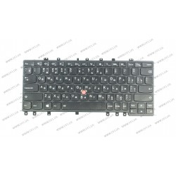 Клавиатура для ноутбука LENOVO (Yoga 12, S1) rus, black, black frame