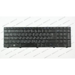 Клавіатура для ноутбука DELL (Vostro: 3700) rus, black, підсвічування клавіш