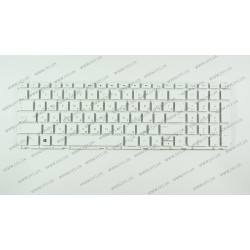 Клавіатура для ноутбука HP (Pavilion: 15-E, 15T-E, 15Z-E 15-N, 15T-N, 15Z-N series) rus, white, без фрейма