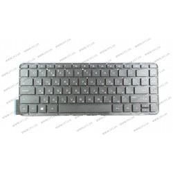 Клавіатура для ноутбука HP (Split: 13-m series ) rus, black, без фрейма