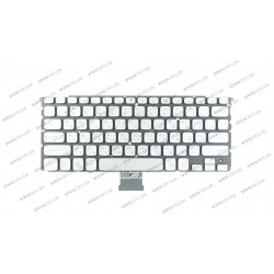 Клавиатура для ноутбука DELL (XPS: 15Z, L511z, L512z) rus, silver, без фрейма, подсветка клавиш