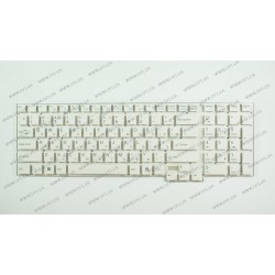 Клавиатура для ноутбука FUJITSU (LB: A532, AH532, N532, NH532) rus, white, без фрейма