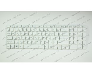 Клавиатура для ноутбука SONY (Fit 15, SVF15 series) rus, white, без фрейма