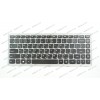 Клавиатура для ноутбука LENOVO (Flex 14, G400s, G405s, S410p, Z410) rus, black, gray frame