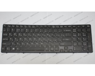 Клавиатура для ноутбука SONY (E15, E17, SVE15, SVE17) rus, black, подсветка клавиш
