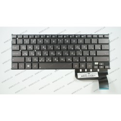 Клавіатура для ноутбука ASUS (UX21A, UX21E) rus, brown, без фрейма