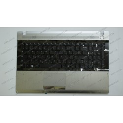 Клавиатура для ноутбука SAMSUNG (RV509, RV511, RV513, RV518, RV520 Keyboard+Touchpad+передняя панель) rus, black