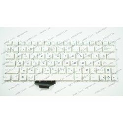 Клавиатура для ноутбука ASUS (EeePC: 1011, 1015, 1016, 1018 series), rus, white, без фрейма