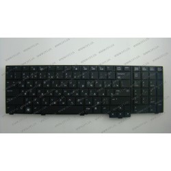 Клавиатура для ноутбука HP (EliteBook: 8540w, 8740W), rus, black, подсветка клавиш
