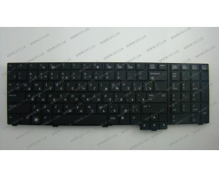 Клавиатура для ноутбука HP (EliteBook: 8540w, 8740W), rus, black, подсветка клавиш