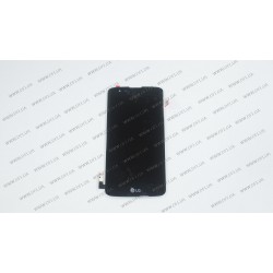 Дисплей для смартфона (телефону) LG K7 (X210), black (У зборі з тачскріном)(без рамки)