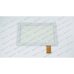 Тачскрин (сенсорное стекло) для 0922A1-HN, 9, внешний размер 233*141 мм, рабочий размер 198*112 мм, 50 pin, белый