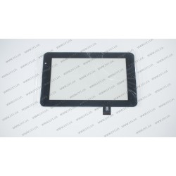 Тачскрин (сенсорное стекло) GJG0263A, 7, внешний размер 190*118 мм, 30 pin, черный
