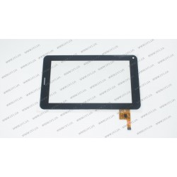 Тачскрин (сенсорное стекло) 04-0700-0777 V1, 7, внешний размер 186x111 мм, 12 pin, черный