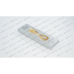 Кабель REMAX Radiance для MicroUSB , золотий