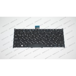 Клавіатура для ноутбука ACER (ES1-311, ES1-331) rus, black, без фрейма, з підсвічуванням BIG ENTER