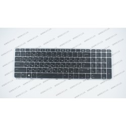 Клавиатура для ноутбука HP (EliteBook: 850 G4) rus, black, подсветка клавиш