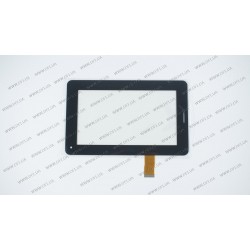 Тачскрин (сенсорное стекло) YJ040FPC-V0, 7, внешний размер 190*118 мм, рабочая часть 155*86 мм, 30 pin, черный