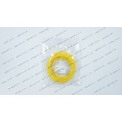 Пластик (пластикова нить)  PCL для 3D ручки, 1.75мм*10м, 65-90 градусов, желтый