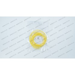 Пластик (пластикова нитка)  PCL для 3D ручки, 1.75мм*3м, жовтий