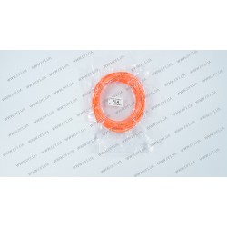 Пластик (пластикова нитка)  PLA для 3D ручки, 1.75мм*10м, яскраво-морквяний