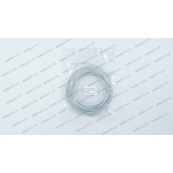 Пластик (пластикова нитка)  ABS для 3D ручки, 1.75мм*5м, світло-сірий