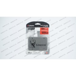 Жесткий диск 2.5 SSD 120Gb Kingston UV500 Series, SUV500/120G, (Marvell 88SS1074 Controller), 3D TLC, SATA-III 6Gb/s Rev3.0, зап/чт. - 320/520мб/с