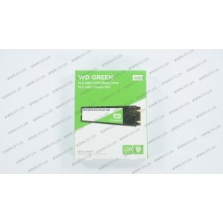 Жорсткий диск M.2 2280 SSD 120Gb WD Green Series PS, WDS120G2G0B, 3D NAND (TLC), SATA-III 6Gb/s, зап/чит. - 310/540Мб/с