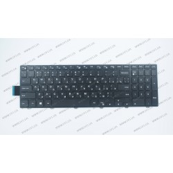 Клавіатура для ноутбука DELL (Inspiron: 3541, 3542, 3543, 5542, 5545, 5547) rus, black (OEM)