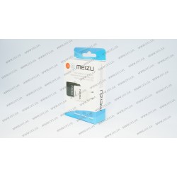 Зарядний пристрій MeiZu USB 2.0A , чорний  + microUSB кабель