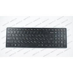 Клавіатура для ноутбука LENOVO (Flex 15, Flex 15D, G500s, G505s, S510p) rus, black, black frame (OEM)