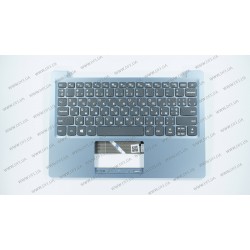 Клавіатура для ноутбука LENOVO (IdeaPad 120S-11IAP Keyboard+передня панель) rus, blue