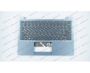 Клавиатура для ноутбука LENOVO (IdeaPad 120S-11IAP Keyboard+передняя панель) rus, blue