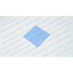 Термопрокладка силиконовая (100*100*0.50mm, 5.0 w/m-K) для ноутбуков (синяя)