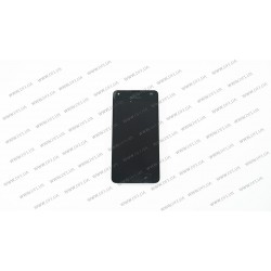 Дисплей для смартфона (телефону) Microsoft Lumia 550, black (у зборі з тачскріном)(з рамкою)