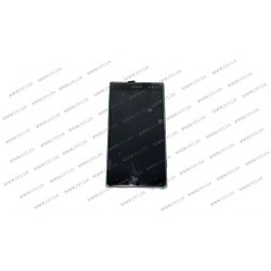 Дисплей для смартфона (телефону) Nokia 830 Lumiа, black (у зборі з тачскріном)(з рамкою)(Original)