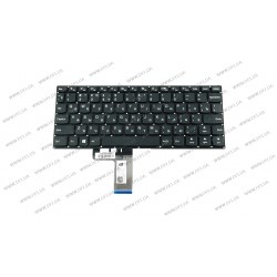 Клавіатура для ноутбука Lenovo (Yoga: 300-11IAP, 710-11IKB), rus, black, без фрейма