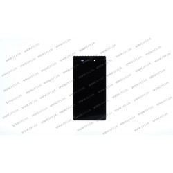Дисплей для смартфона (телефону) Sony Xperia T3 D5102, D5103, D5106, black, (у зборі з тачскріном)(з рамкою)