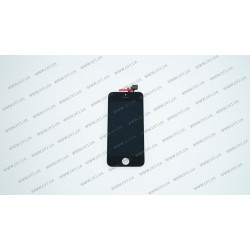 Дисплей для смартфона (телефона) Apple iPhone 5, black (в сборе с тачскрином)(с рамкой)(CHINA ORIGINAL)