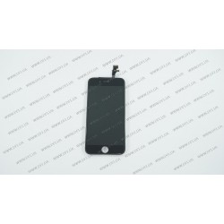 Дисплей для смартфона (телефона) Apple iPhone 6, black (в сборе с тачскрином)(с рамкой)(CHINA ORIGINAL)